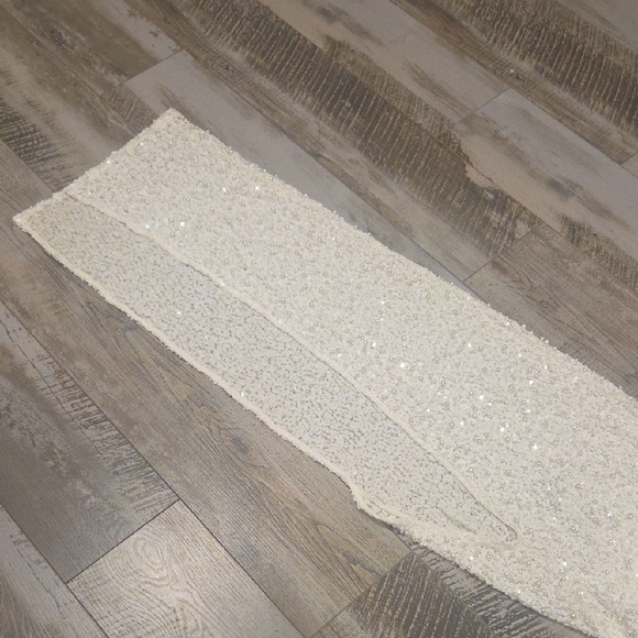 Fashion Nova Sparkling Backless Dress - White - Picture 10 of 16